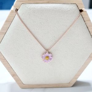 14k에폭시 꽃 목걸이 새상품