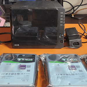시놀로지DS916+ 시게이트 나스용 EXOS 48TB