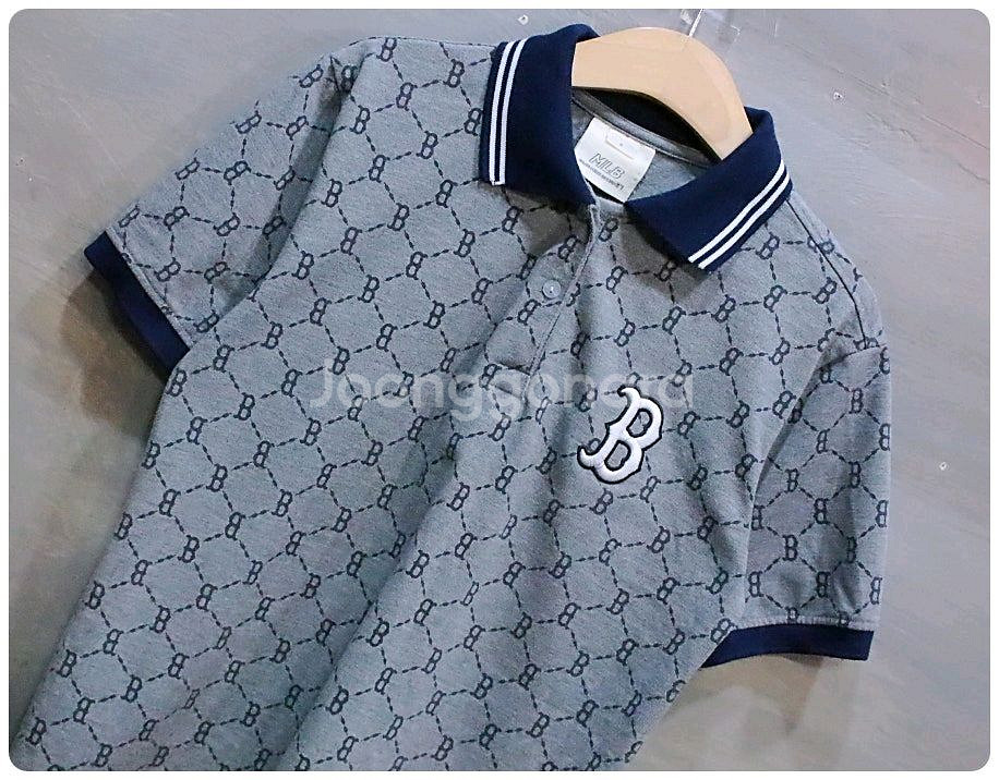 [S] MLB 다이아 모노그램 반팔 PK 티셔츠--2