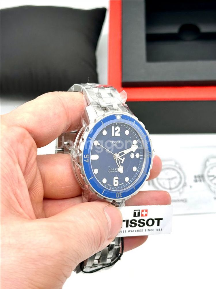 새상품 티쏘 씨스타 다이버 오토매틱 42mm 시계--9