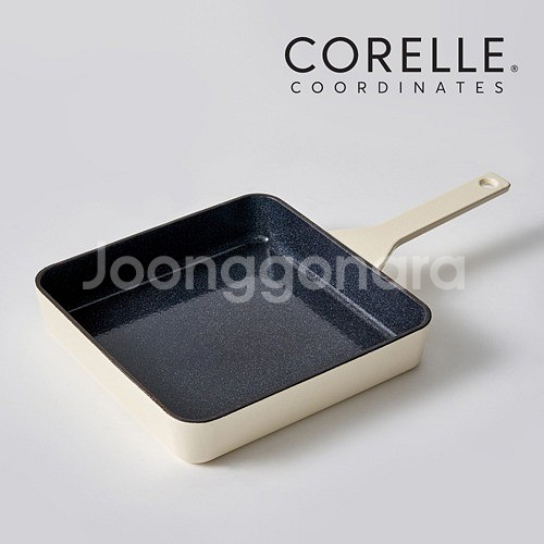 코렐] 코디네이츠 무쇠 애슐리 아이보리 22cm 프라이--0