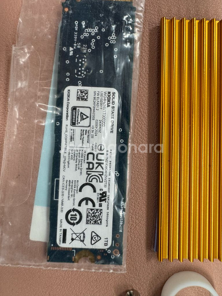 삼성 DDR5 16GB 램 / kioxia ssd 1t--6