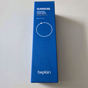 (새상품) 비플레인 선뮤즈 모이스처 선크림 80ml