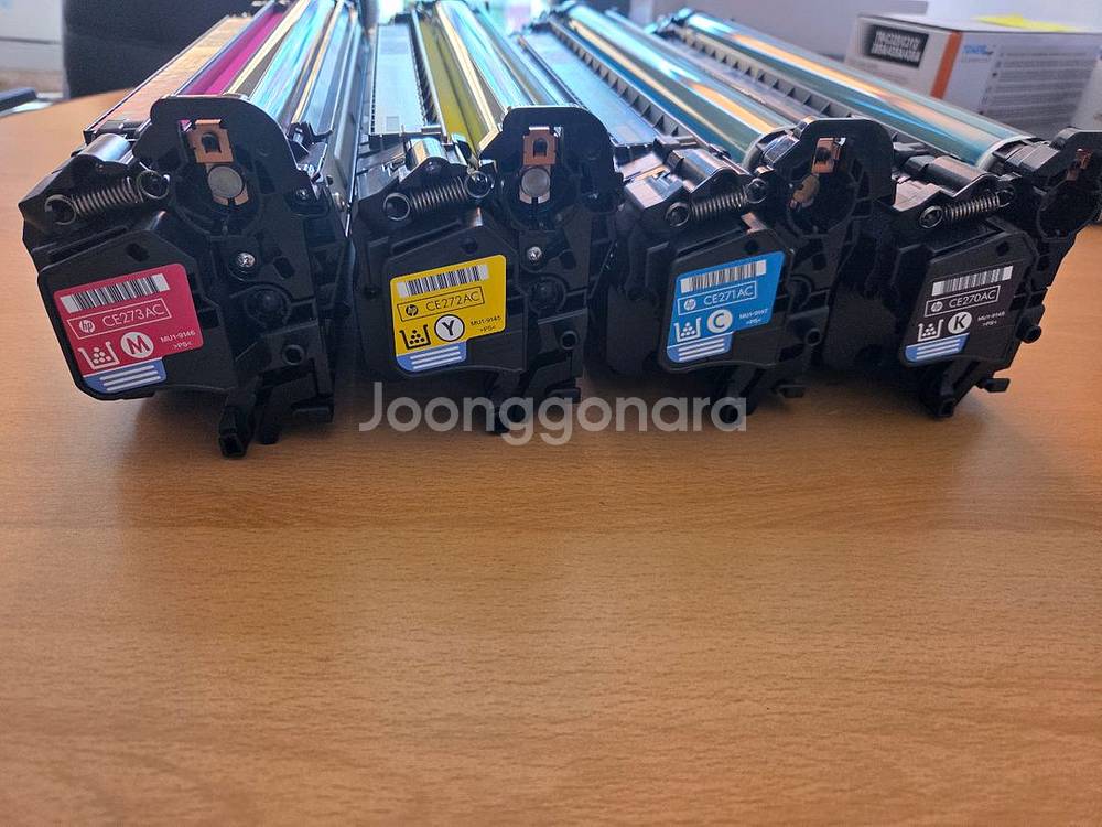 HP 정품토너.CE270A.271A.272A.273A--5