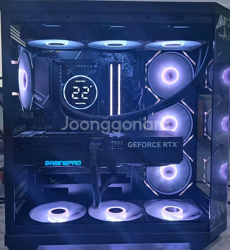 9800x3d, rtx5070ti 올블랙 pc팝니다--2