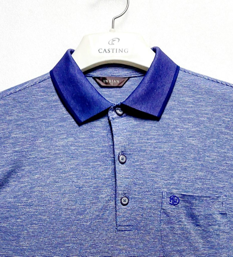 인디안 남성반팔티100 폴로 카라티 이미지