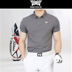 PXG 골프 남성 레귤러핏 스몰라인 반팔 카라티
