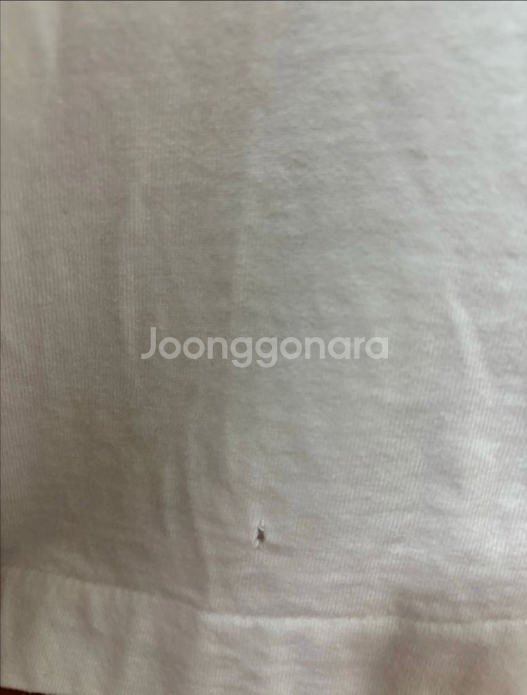 꼼데가르송 흰색 반팔 L--1