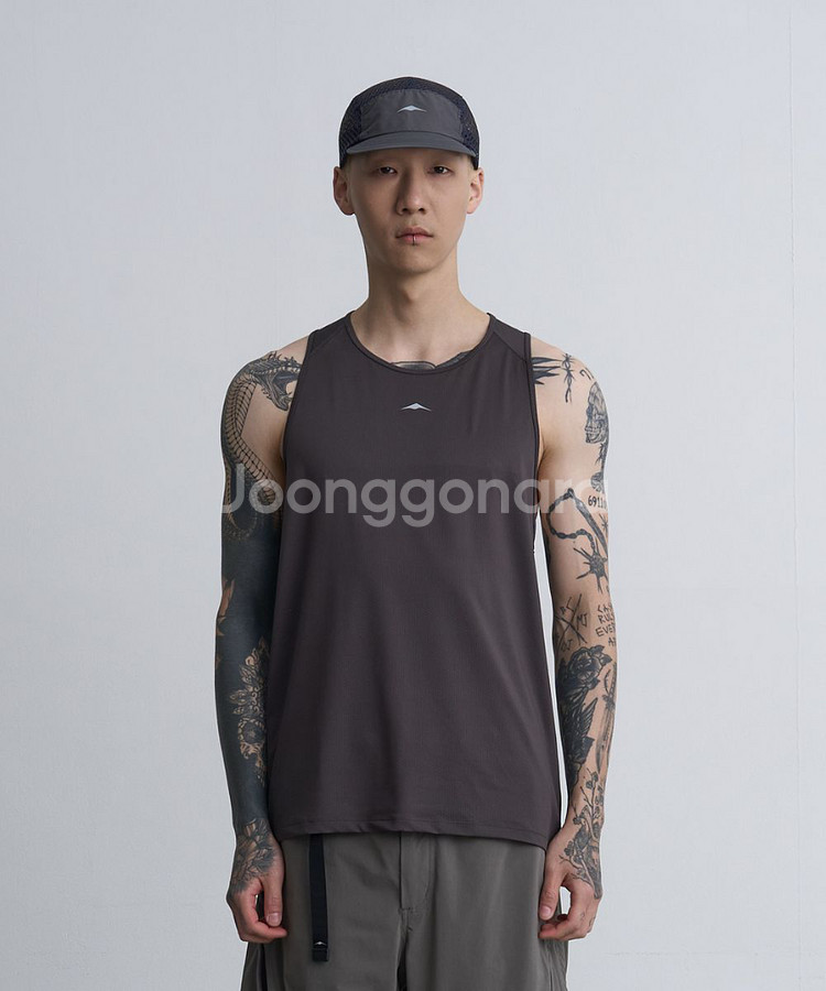 고요웨어 드라이 메쉬 싱글렛 L 100 브라운 그레이--1