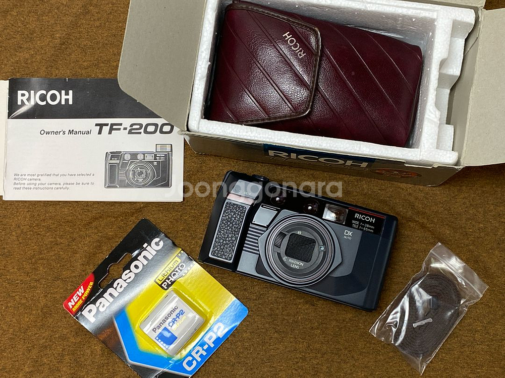 리코 50주년 기념판 tf200 신품급 필름카메라--0