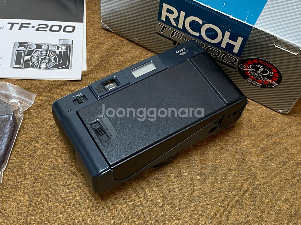 리코 50주년 기념판 tf200 신품급 필름카메라--6