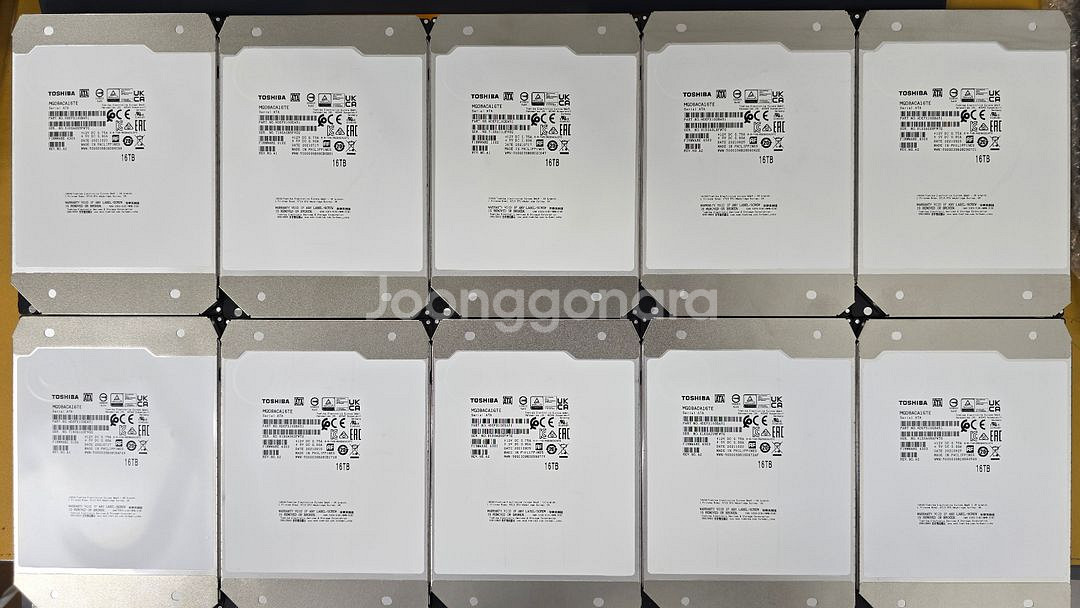 도시바정품AS가능 16테라 엔터프라이즈 16TB HDD--0