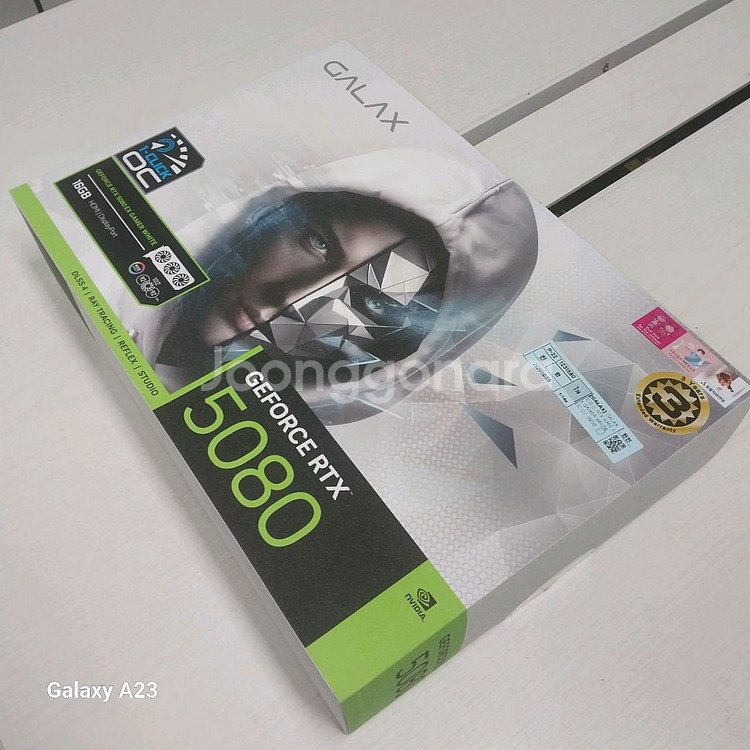 (미개봉) 갤럭시 지포스 RTX5080 EX GAMER--0