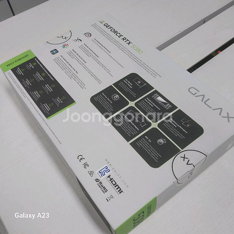 (미개봉) 갤럭시 지포스 RTX5080 EX GAMER--2