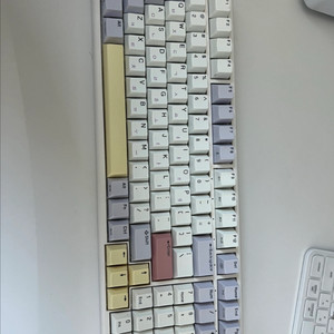 한성 GK896B 유무선 무접점 키보드 퍼플하트