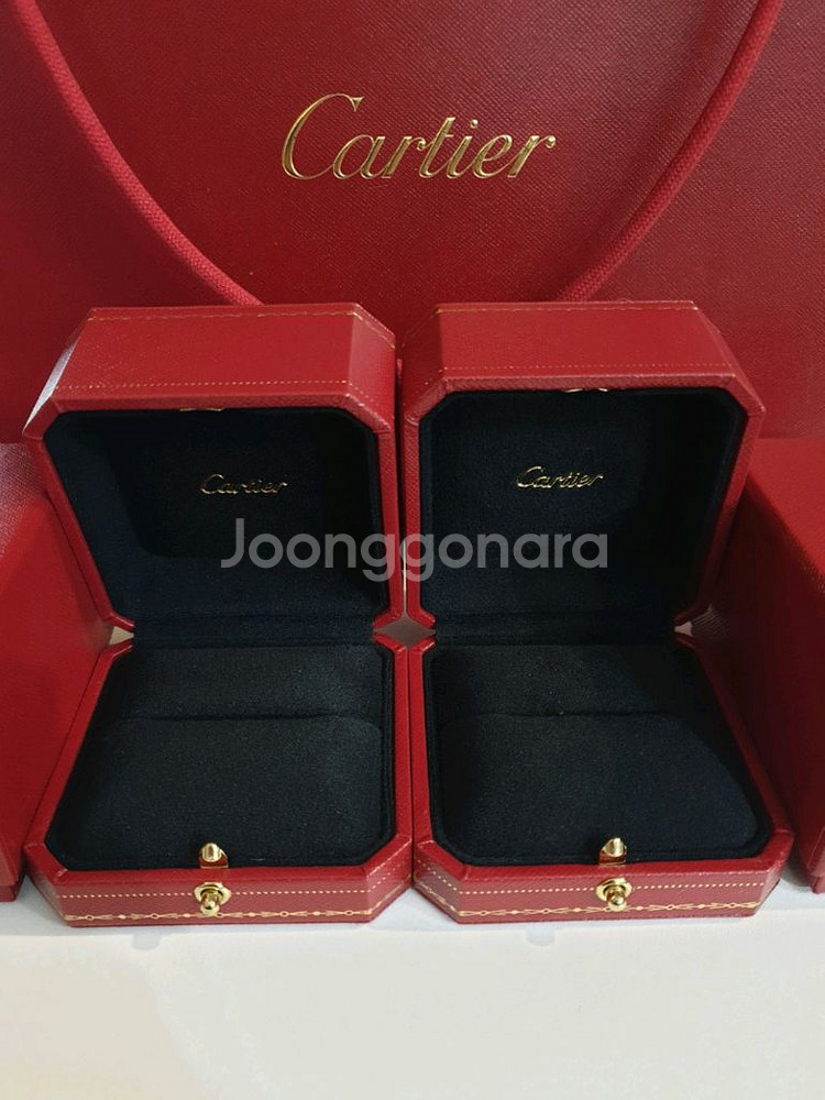 까르띠에 정품 팔찌 케이스, 반지 케이스--1