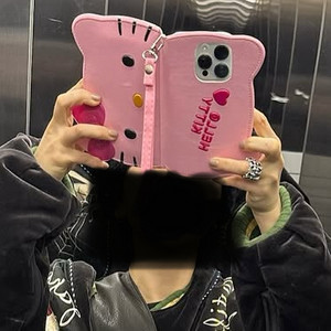 헬로키티 가죽 케이스