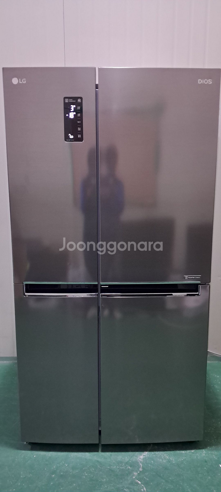 1534 엘지디오스 830L 2도어양문형냉장고(메탈)--0