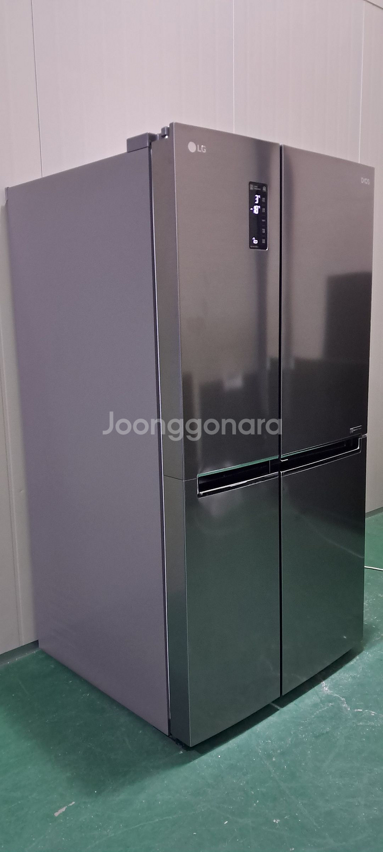 1534 엘지디오스 830L 2도어양문형냉장고(메탈)--1