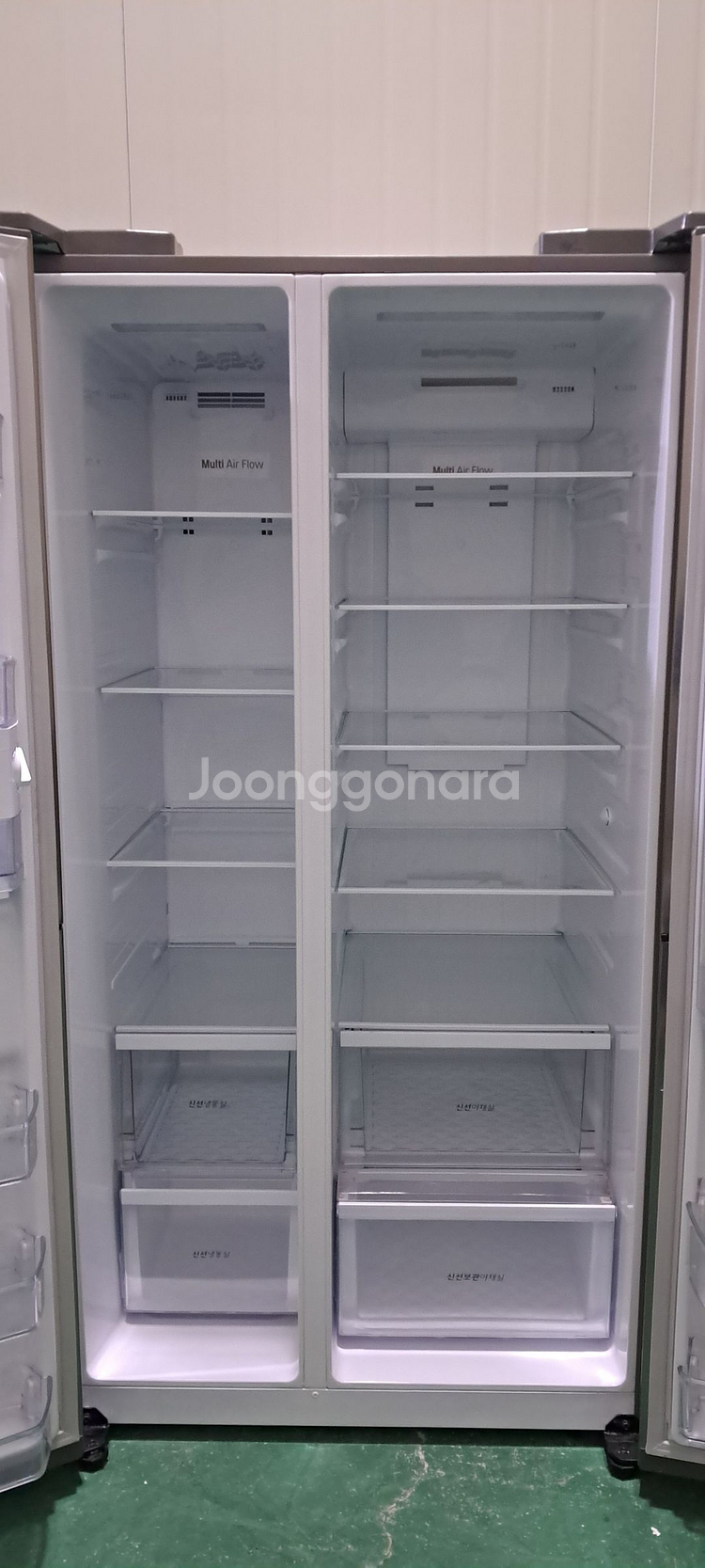 1534 엘지디오스 830L 2도어양문형냉장고(메탈)--5