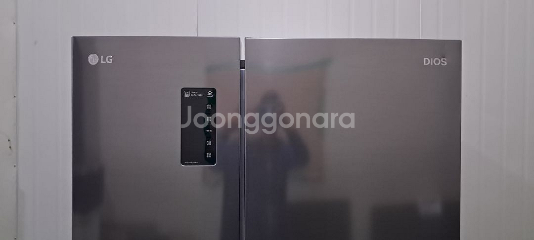 1534 엘지디오스 830L 2도어양문형냉장고(메탈)--9