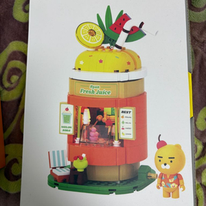 카카오프렌즈 카카오레고 디저트브릭피큐어 라이언