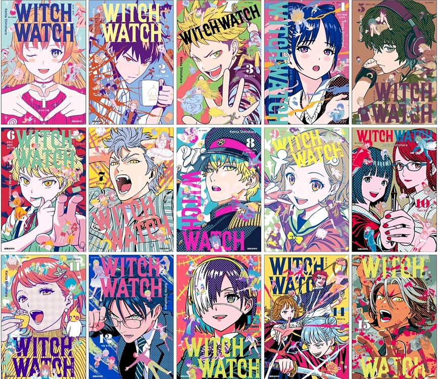 위치 워치 WITCH WATCH 1-18권 만화책--0