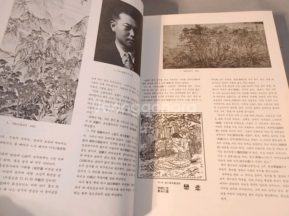 심산 노수현 양장도록1978년 6대작가--2