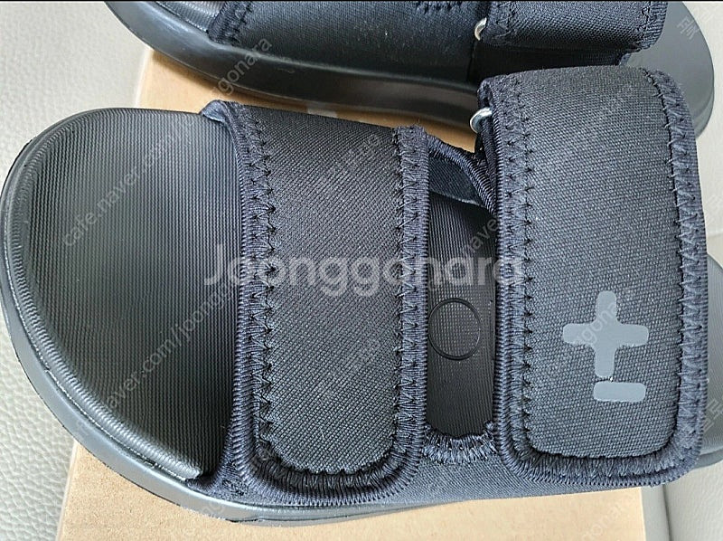 개별(새상품220~230)젤리쿠션 더블밴드 가죽샌들--2