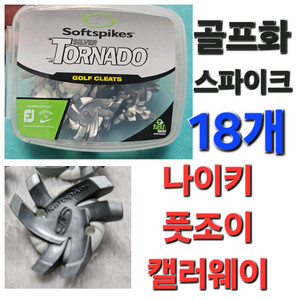 골프화 슈즈 스파이크 18개 나이키 풋조이 등