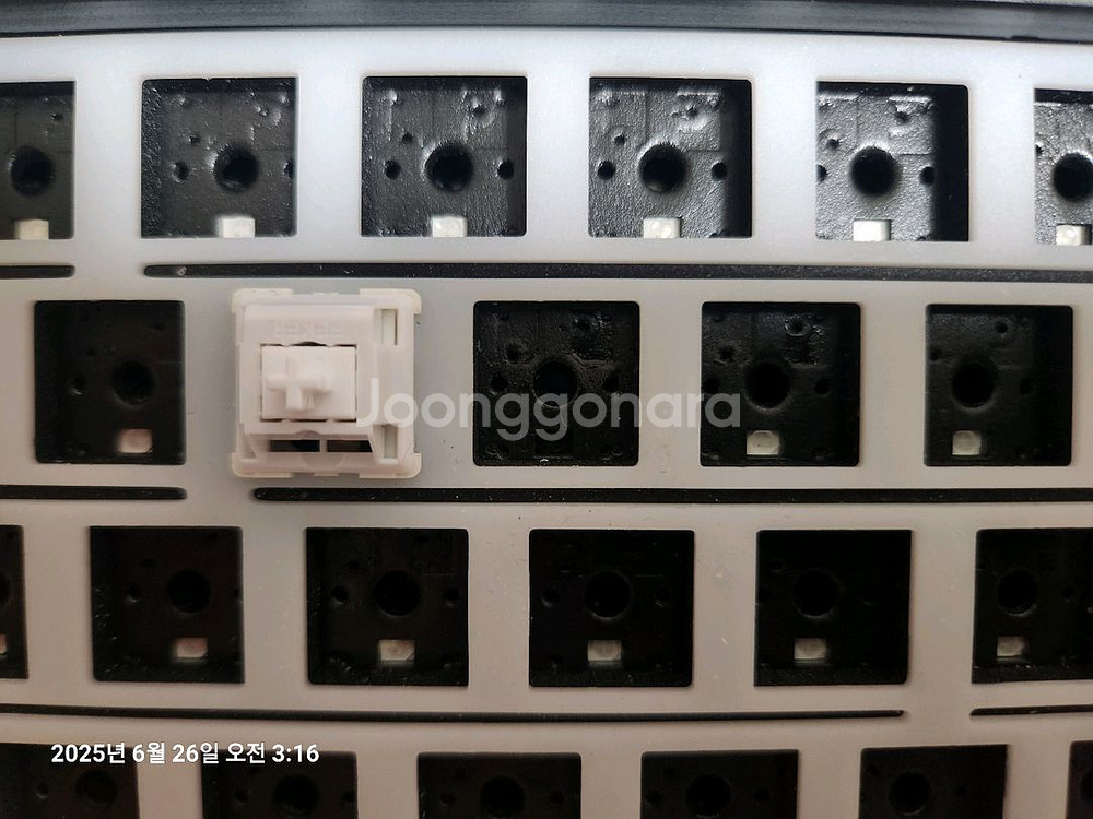 galaxy100 알루미늄 키보드 베어본 유선모델--1