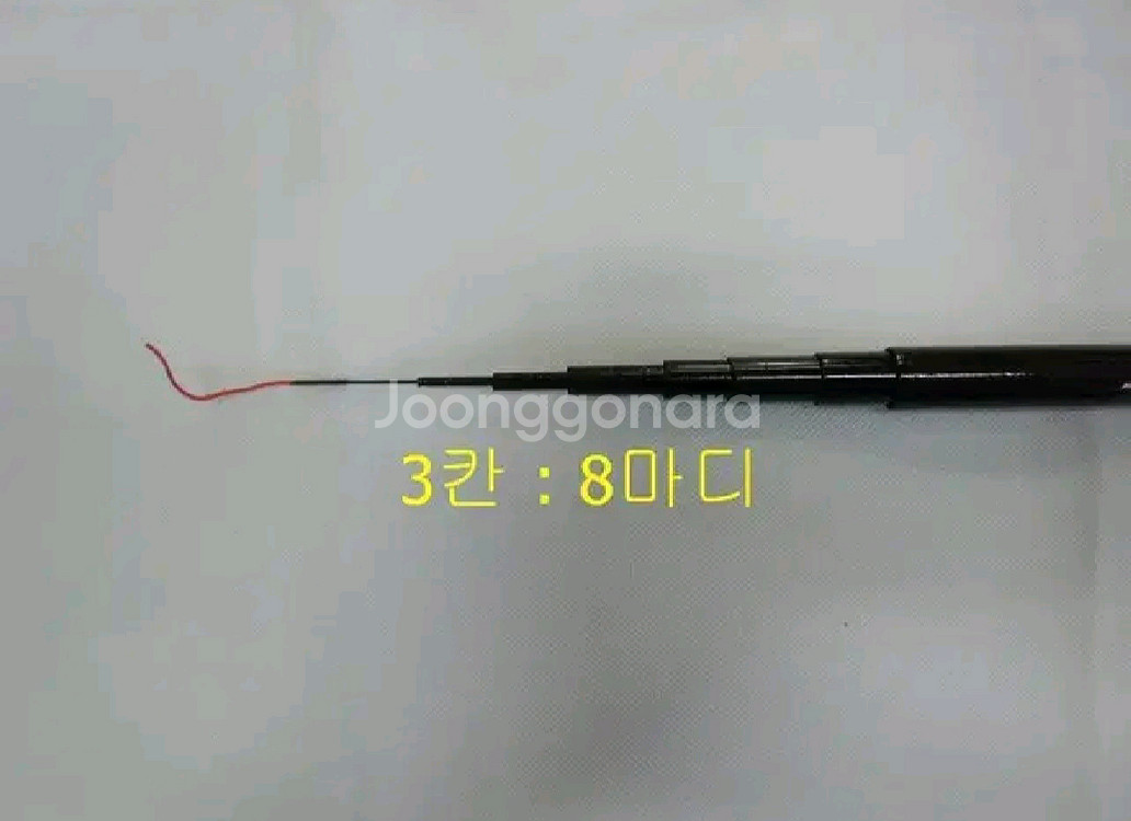 민장낚시대3칸2대+뜰채,망+소품세트--1