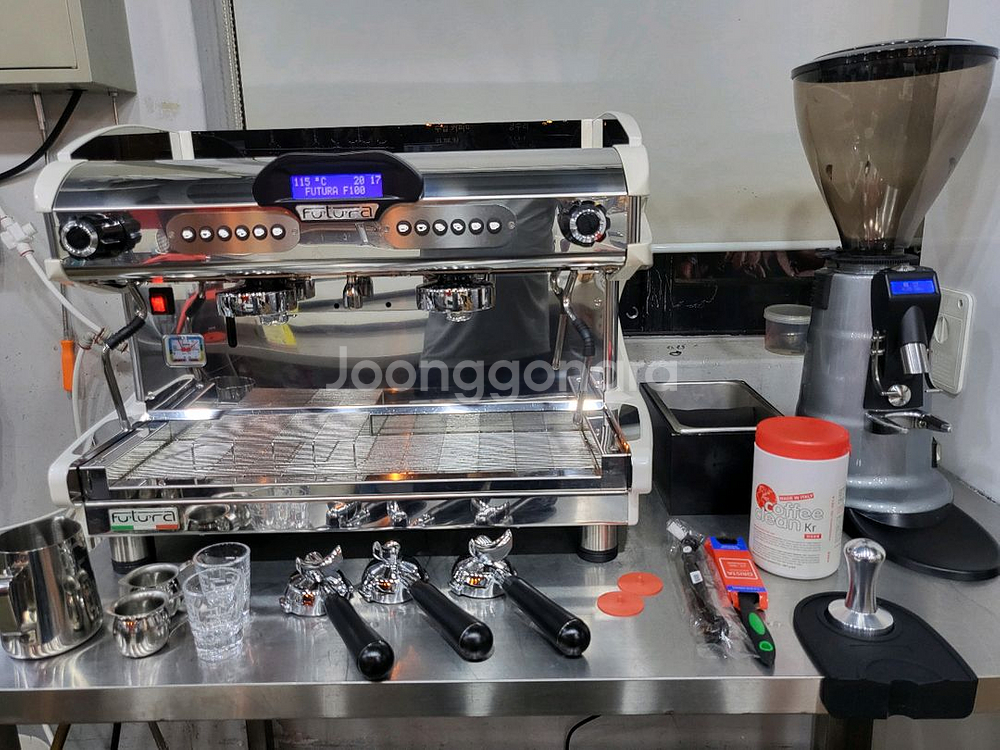 포투라F100 커피머신 마캅MXD자동그라인더 포함--0