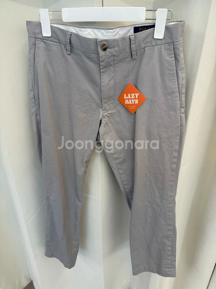 폴로 최신라벨 치노 팬츠 면바지 31x32--0