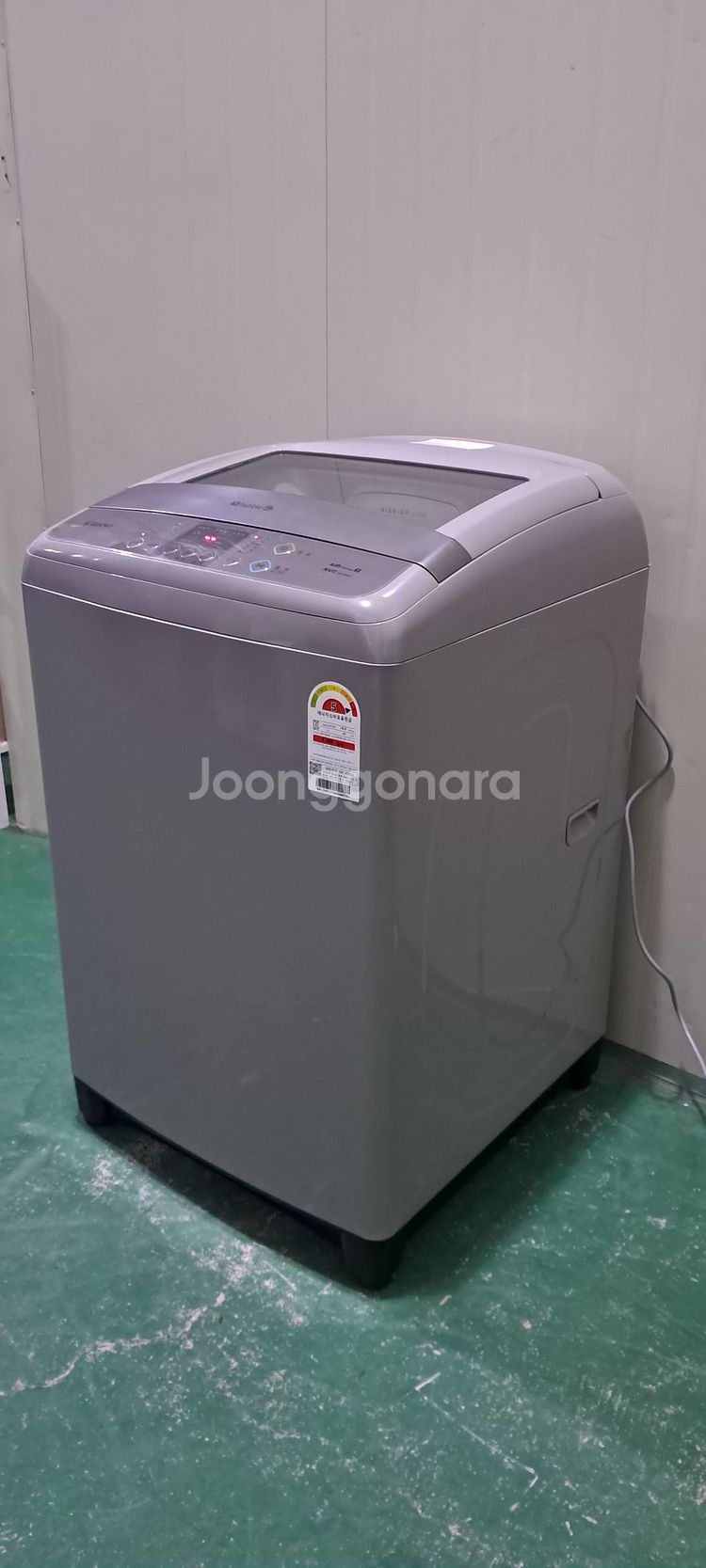 2667 대우클라쎄 15KG 통돌이세탁기(메탈그레이)--2