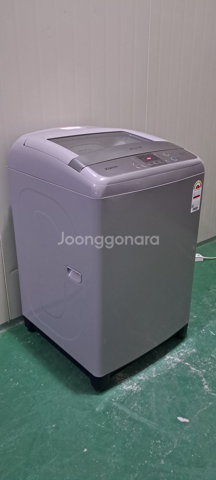2667 대우클라쎄 15KG 통돌이세탁기(메탈그레이)--1