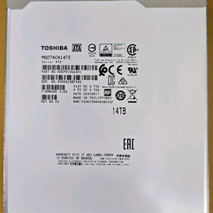 도시바정품AS가능 14테라 엔터프라이즈 14TB HDD