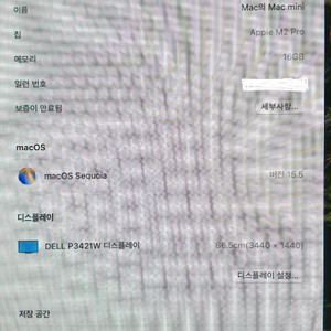 애플 맥미니 m2 pro 16g 512g 판매