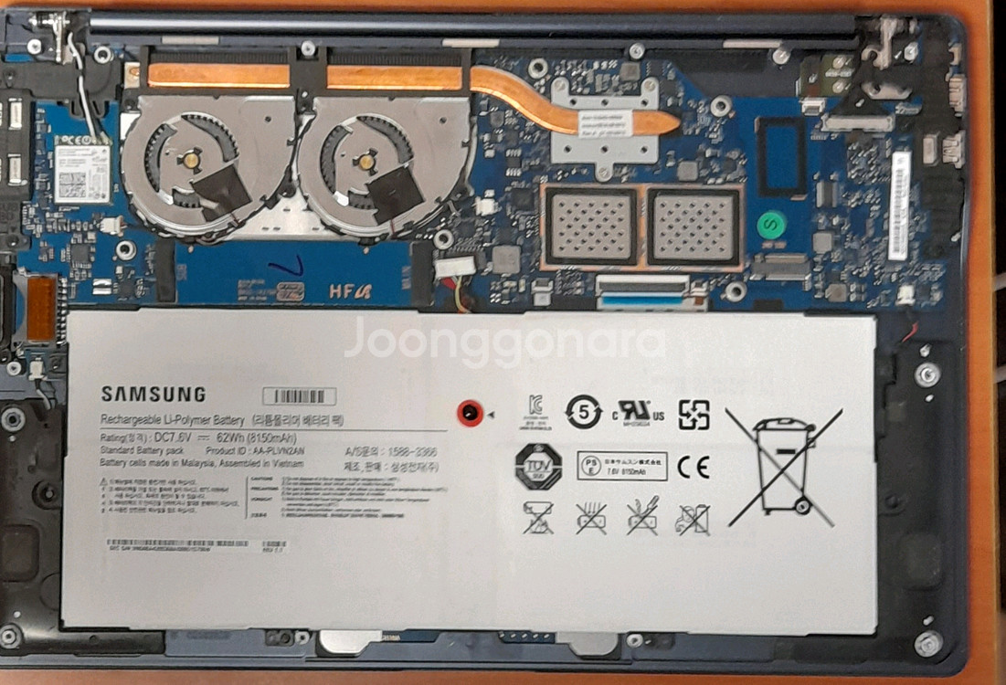 nt930x5j 930x. 삼성노트북. 부품용. 고장--7