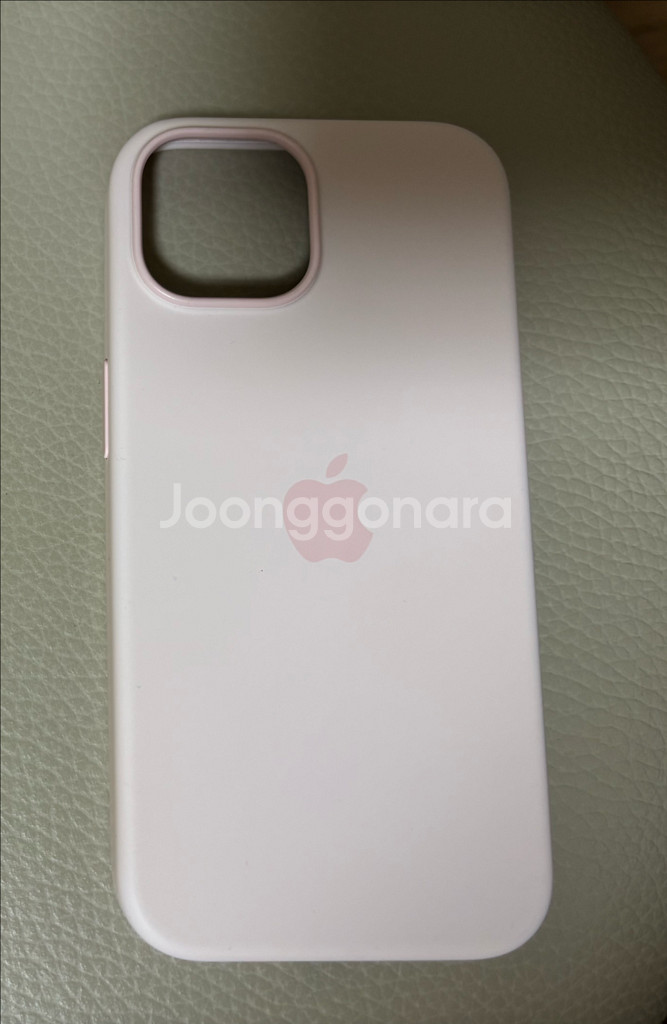 아이폰15 맥세이프 정품 케이스(라이트핑크)--1