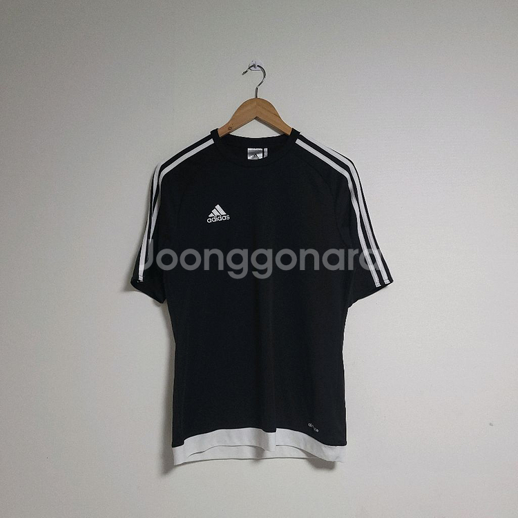(L) ADIDAS 아디다스 삼선 기능성 반팔 티셔츠--0