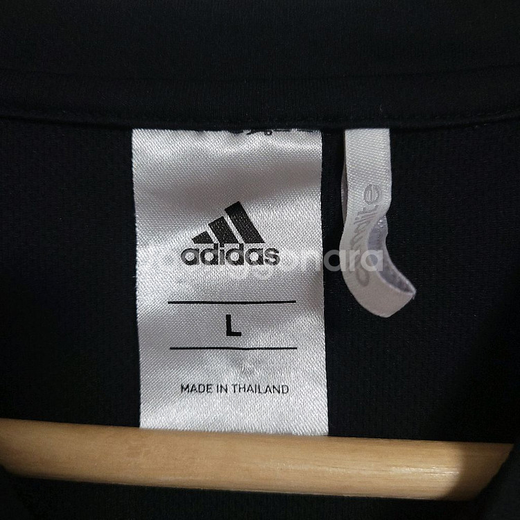 (L) ADIDAS 아디다스 삼선 기능성 반팔 티셔츠--2