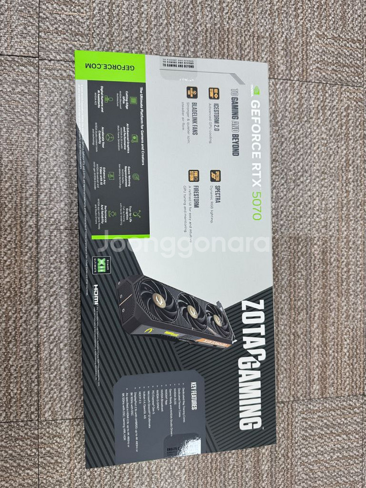 미개봉 지포스 RTX 5070 12GB--2