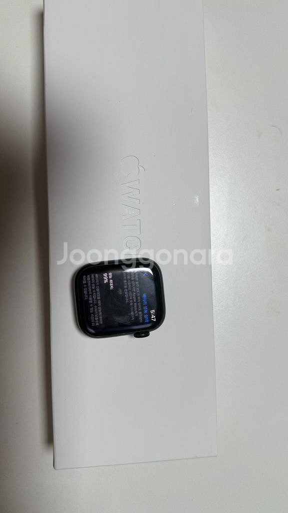 애플워치9 41mm 미드나이트--1