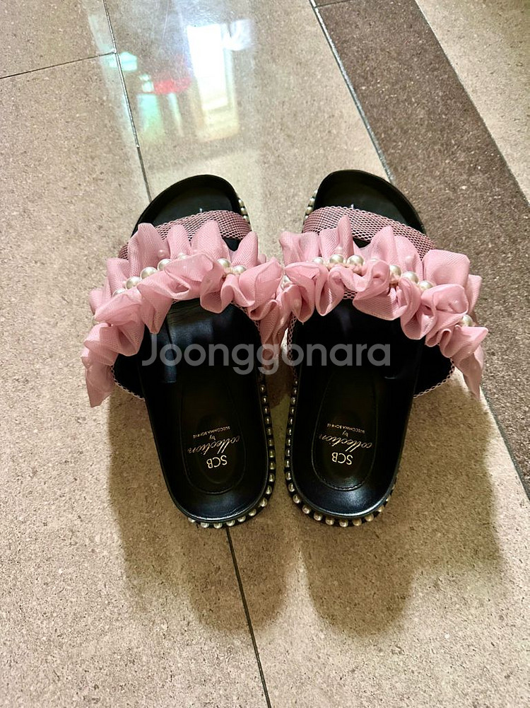 슈콤마보니 샌들 슬리퍼 250 여성 샌들 뮬 슬리퍼--1