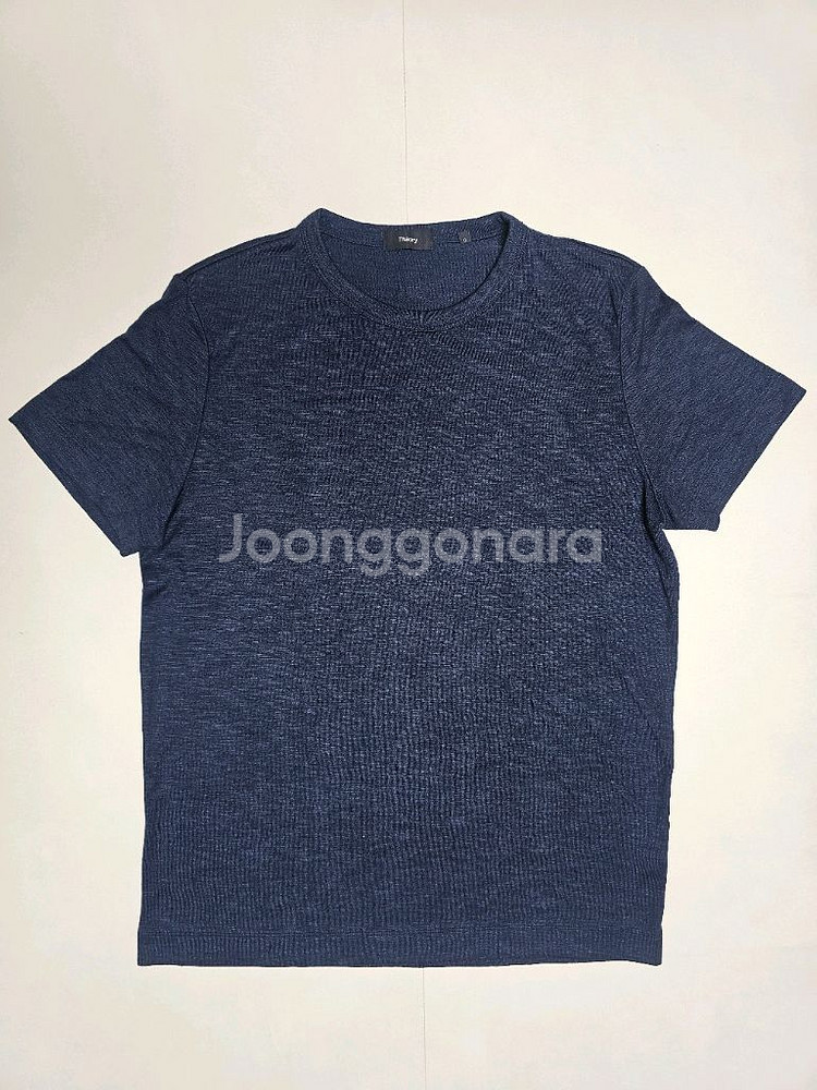 띠어리 Theory 남성 반팔티셔츠 네이비 L. 100--0