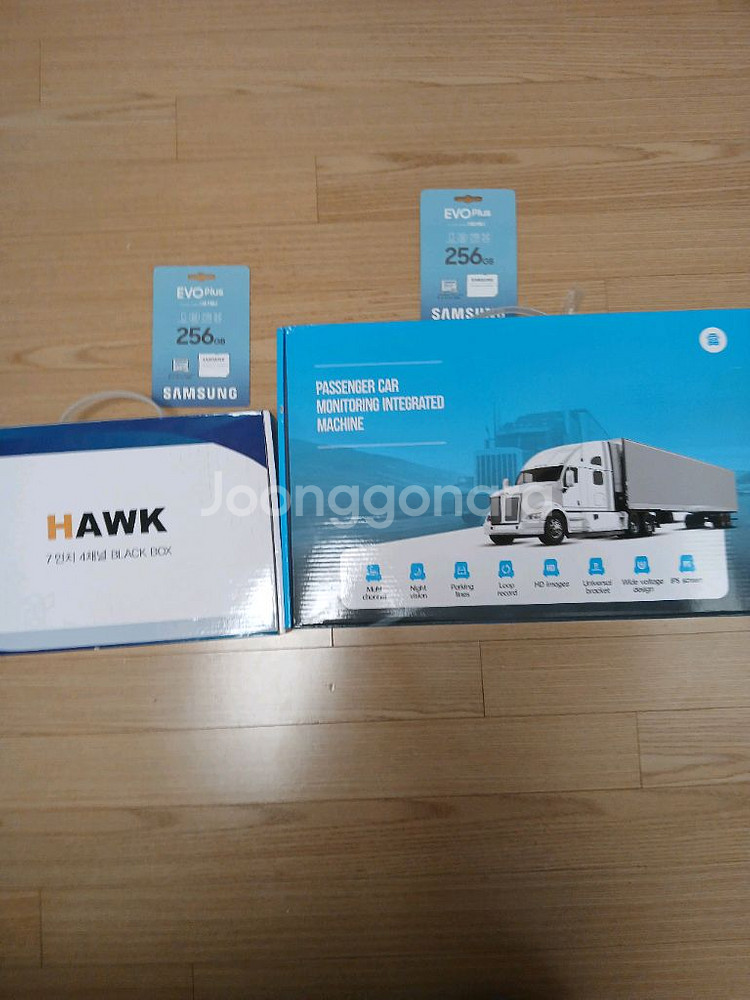 4채널 블랙박스 2대 256G--1