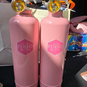 새상품 :) FIREVO 디자인 소화기 핑크