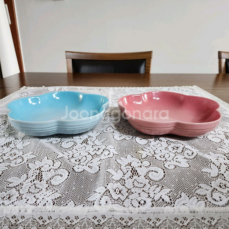 르크루제 플라워 디쉬 접시 20cm--1