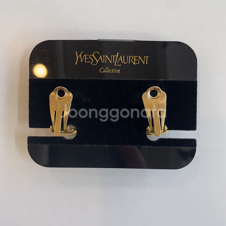 미사용)정품 YSL 생로랑 귀걸이--1